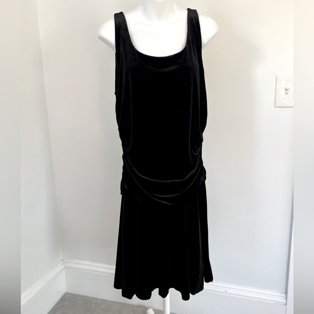 AGB by Byer California Black Velvet Dress